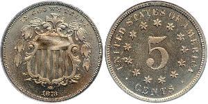 1 Nickel / 5 Cent Vereinigten Staaten von Amerika (1776 - ) Kupfer/Nickel 