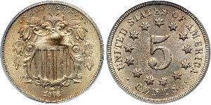 1 Nickel / 5 Cent Vereinigten Staaten von Amerika (1776 - ) Kupfer/Nickel 