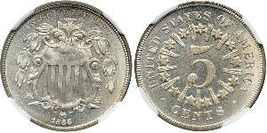 1 Nickel / 5 Cent Vereinigten Staaten von Amerika (1776 - ) Kupfer/Nickel 