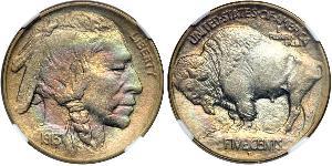 1 Nickel / 5 Cent Vereinigten Staaten von Amerika (1776 - ) Kupfer/Nickel 