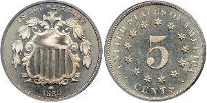 1 Nickel / 5 Cent Vereinigten Staaten von Amerika (1776 - ) Kupfer/Nickel 