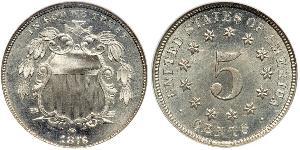 1 Nickel / 5 Cent Vereinigten Staaten von Amerika (1776 - ) Kupfer/Nickel 