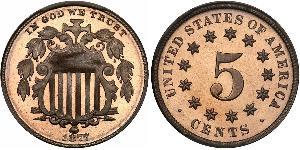 1 Nickel / 5 Cent Vereinigten Staaten von Amerika (1776 - ) Kupfer/Nickel 