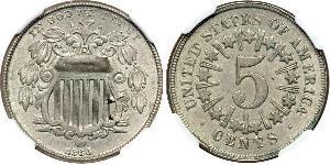 1 Nickel / 5 Cent Vereinigten Staaten von Amerika (1776 - ) Kupfer/Nickel 