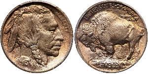 1 Nickel / 5 Cent Estados Unidos de América (1776 - ) Níquel/Cobre 