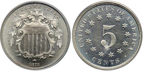 1 Nickel / 5 Cent Estados Unidos de América (1776 - ) Níquel/Cobre 