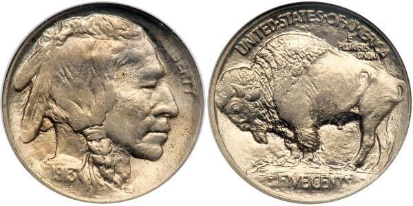 1 Nickel / 5 Cent Estados Unidos de América (1776 - ) Níquel/Cobre 