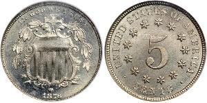 1 Nickel / 5 Cent Stati Uniti d