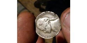 1 Nickel / 5 Cent 美利堅合眾國 (1776 - ) 銅/镍 Thomas Jefferson (1743-1826)