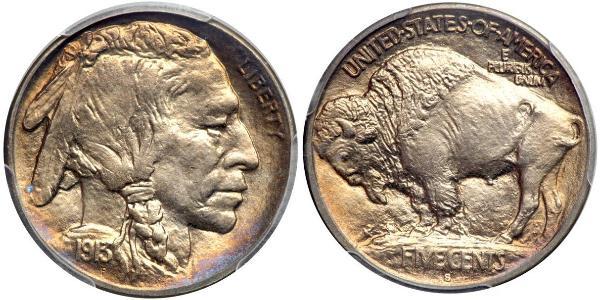 1 Nickel / 5 Cent 美利堅合眾國 (1776 - ) 銅/镍 