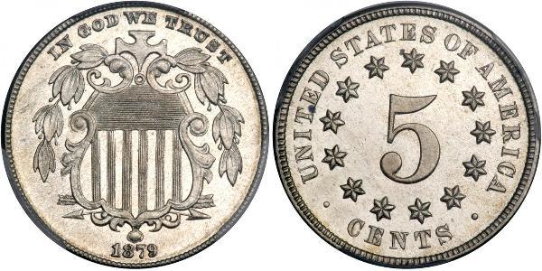 1 Nickel / 5 Cent 美利堅合眾國 (1776 - ) 銅/镍 