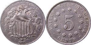 1 Nickel / 5 Цент США (1776 - ) Никель/Медь 