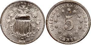 1 Nickel / 5 Цент США (1776 - ) Никель/Медь 