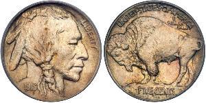 1 Nickel / 5 Цент США (1776 - ) Никель/Медь 