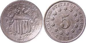 1 Nickel / 5 Цент США (1776 - ) Никель/Медь 