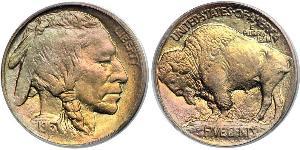 1 Nickel / 5 Цент США (1776 - ) Никель/Медь 