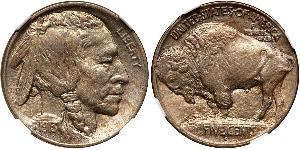 1 Nickel / 5 Цент США (1776 - ) Никель/Медь 