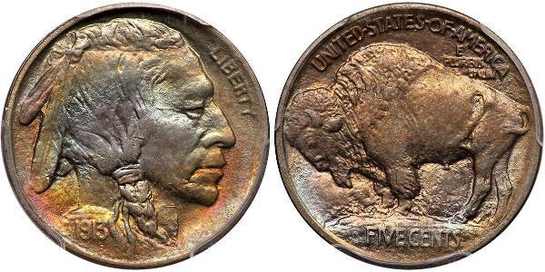1 Nickel / 5 Цент США (1776 - ) Никель/Медь 