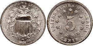 1 Nickel / 5 Цент США (1776 - ) Нікель/Мідь 