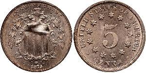 1 Nickel / 5 Цент США (1776 - ) Нікель/Мідь 