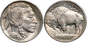 1 Nickel / 5 Цент США (1776 - ) Нікель/Мідь 