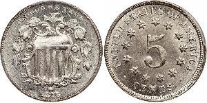 1 Nickel / 5 Цент США (1776 - ) Нікель/Мідь 