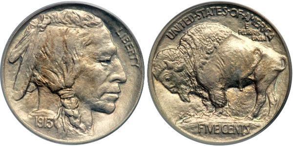 1 Nickel / 5 Цент США (1776 - ) Нікель/Мідь 