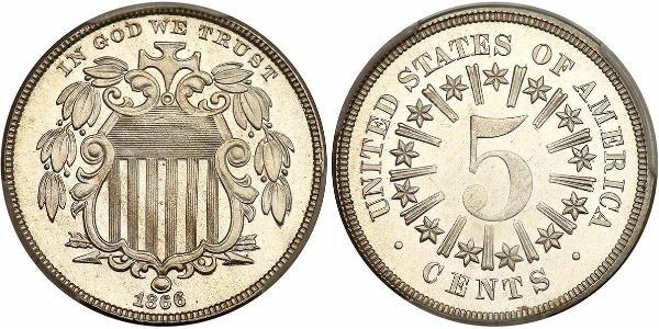 1 Nickel / 5 Цент США (1776 - ) Нікель/Мідь 