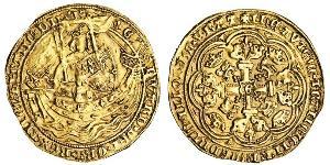 1 Noble Kingdom of England (927-1649,1660-1707) Gold Edward III (1312-1377)