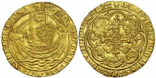 1 Noble Kingdom of England (927-1649,1660-1707) Gold Edward III (1312-1377)