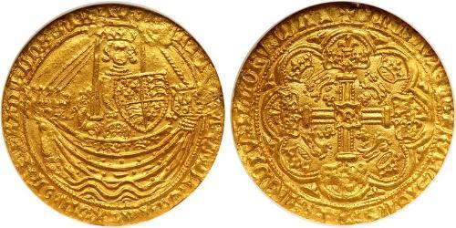 1 Noble Kingdom of England (927-1649,1660-1707) Gold Richard II (1367-1400)