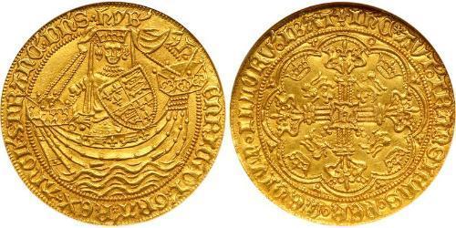 1 Noble Kingdom of England (927-1649,1660-1707) Gold Henry VI (1421-1471)