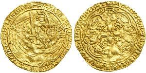 1 Noble Königreich England (927-1649,1660-1707) Gold Eduard III (1312-1377)