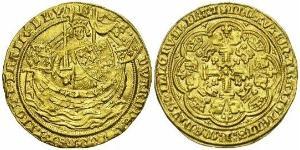 1 Noble Königreich England (927-1649,1660-1707) Gold Eduard III (1312-1377)