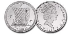 1 Noble Île de Man Platine Elizabeth II (1926-2022)