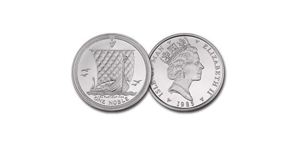 1 Noble 曼島 Platinum 伊丽莎白二世 (1926-2022)