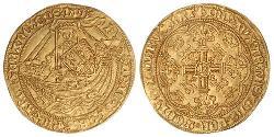 1 Noble Королівство Англія (927-1649,1660-1707) Золото Генріх VI (1421-1471)