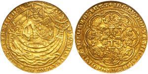 1 Noble Королівство Англія (927-1649,1660-1707) Золото Едвард III (1312-1377)