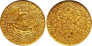 1 Noble Королівство Англія (927-1649,1660-1707) Золото Едвард III (1312-1377)