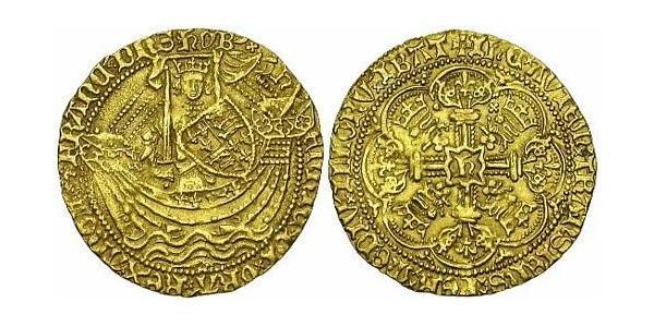 1 Noble Королівство Англія (927-1649,1660-1707) Золото Генріх V (1386-1422)