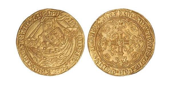 1 Noble Королівство Англія (927-1649,1660-1707) Золото Генріх VI (1421-1471)