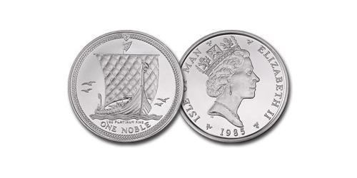 1 Noble Остров Мэн Платина Елизавета II (1926-2022)
