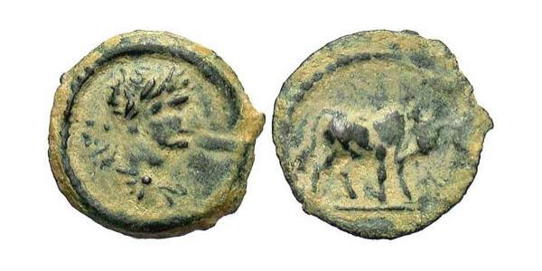 1 Obol Imperio romano (27BC-395) Bronce Adriano  (76 - 138) 