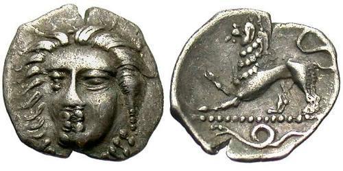 1 Obol Antikes Griechenland (1100BC-330) Silber 