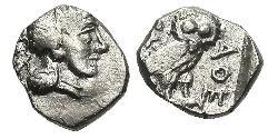 1 Obol Ancient Greece (1100BC-330) Silver 