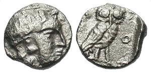 1 Obol Ancient Greece (1100BC-330) Silver 