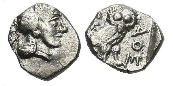 1 Obol Ancient Greece (1100BC-330) Silver 