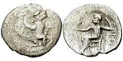 1 Obol Macedonian Kingdom (800BC-146BC) Silver Alexander III of Macedon (356BC-323BC)