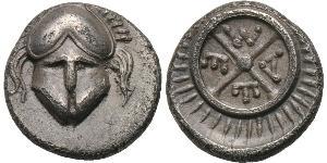 1 Obol Ancient Greece (1100BC-330) 銀 