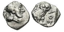 1 Obolo Grecia antica (1100BC-330) Argento 